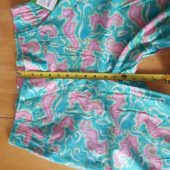 Lilly Pulitzer Beach Pant  Turquoise Lock Me Up - Picture 7 of 11